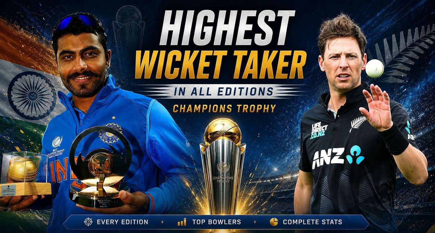 ICC Champions Trophy Highest Wcket Takers
