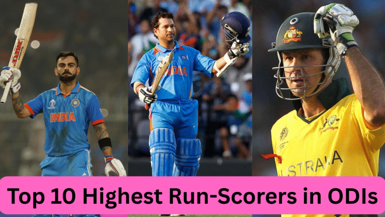 Most Runs in ODI Cricket: Top 5 ft. Sachin, Virat
