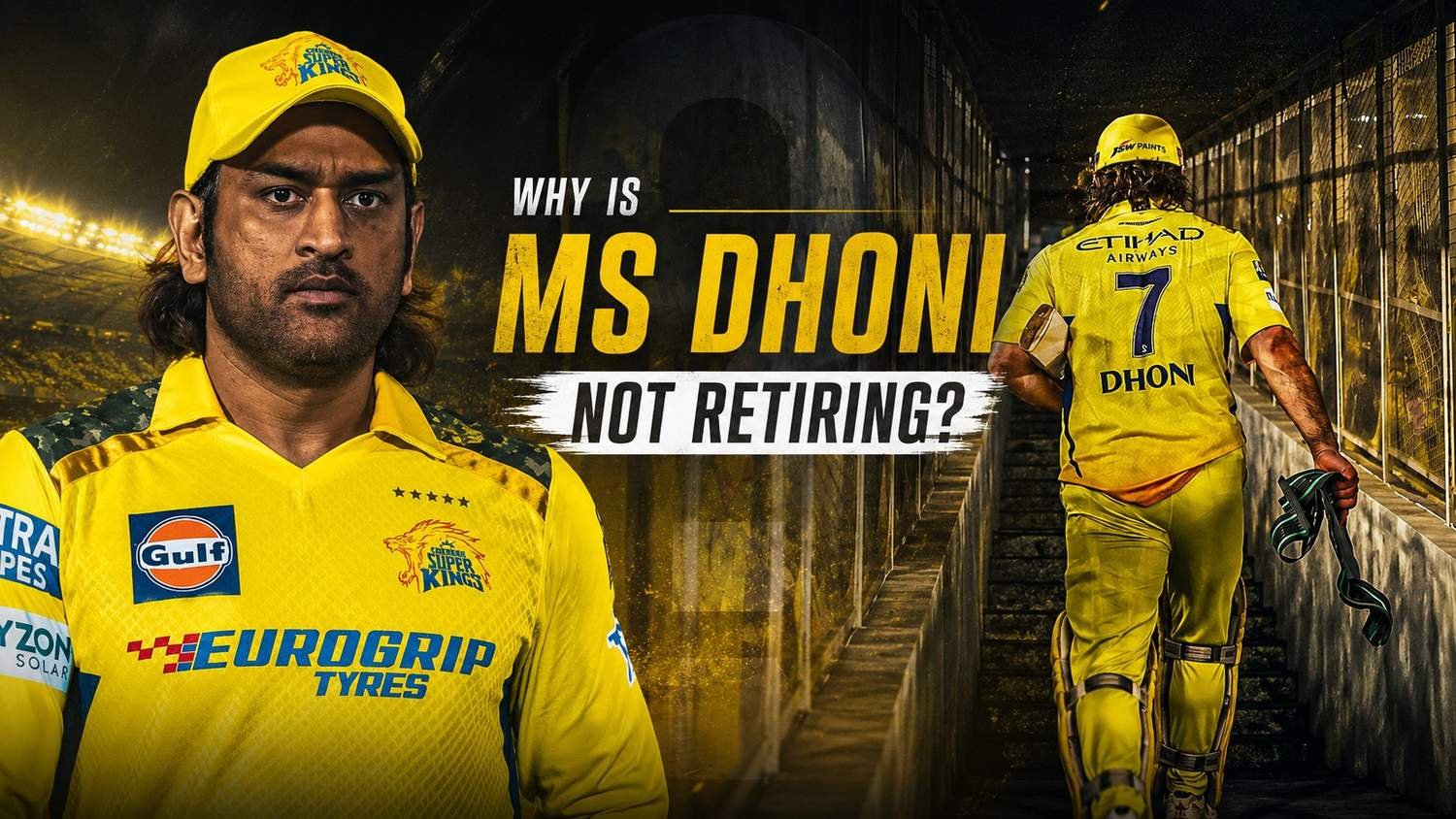 Why MS Dhoni is not retiring