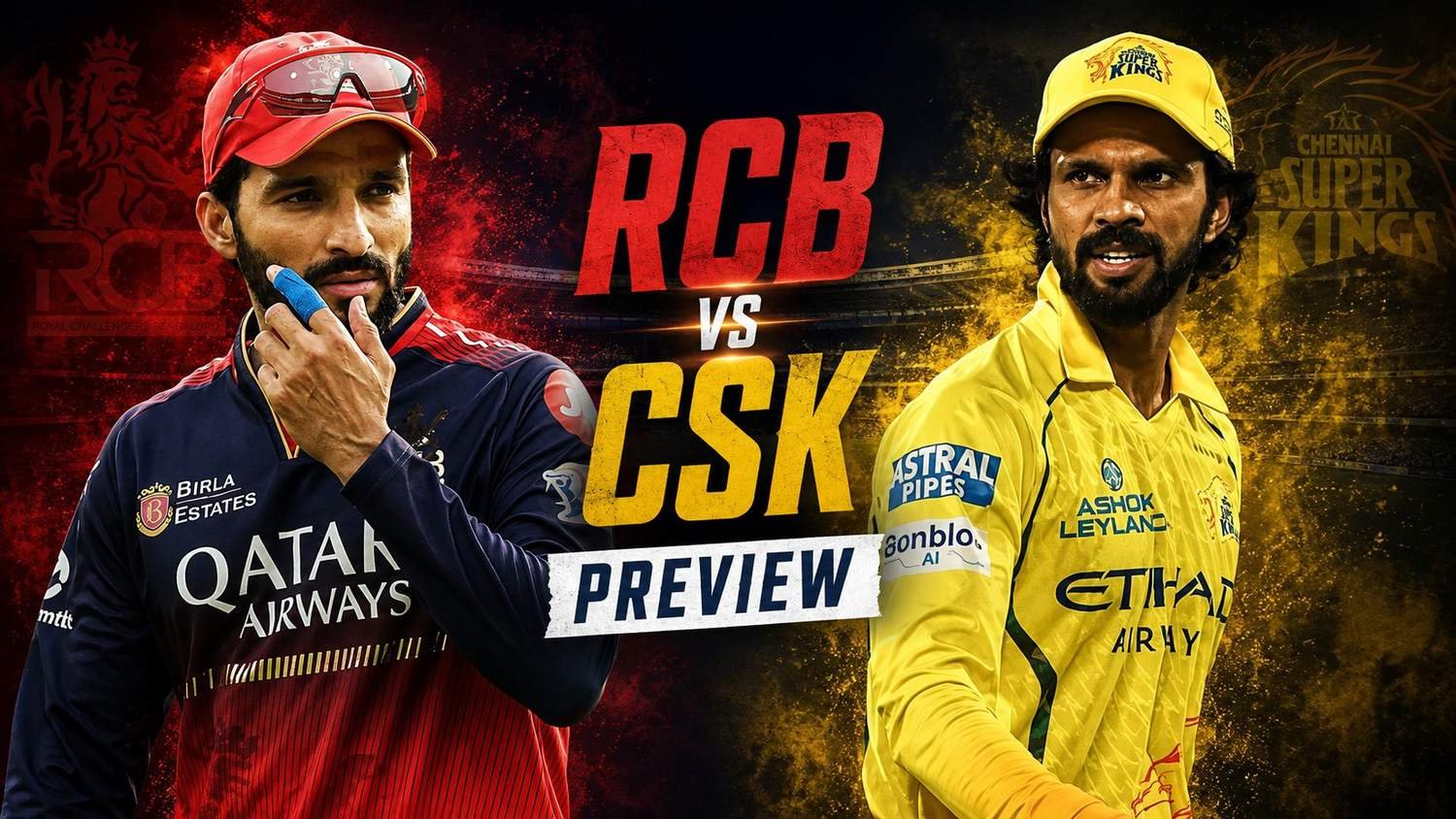 RCB vs CSK Preview