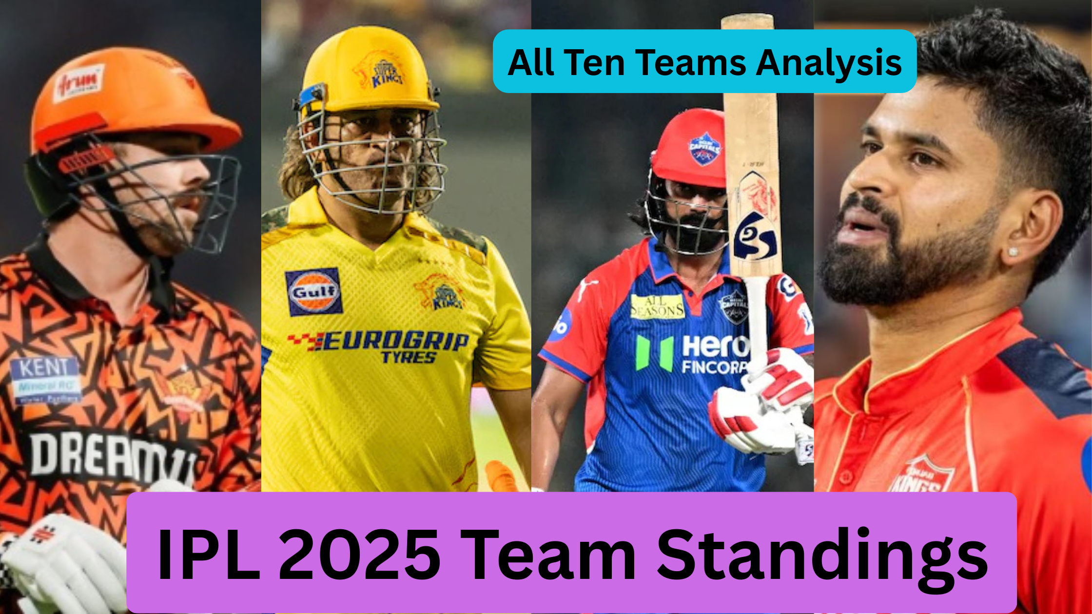 ipl 2025 team standings