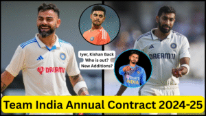 team india annual contract 2024-25