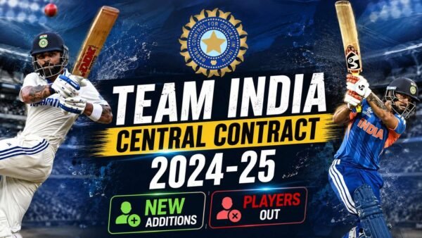 Team India Annual Contract 2024-25 Players List (Senior Men’s)