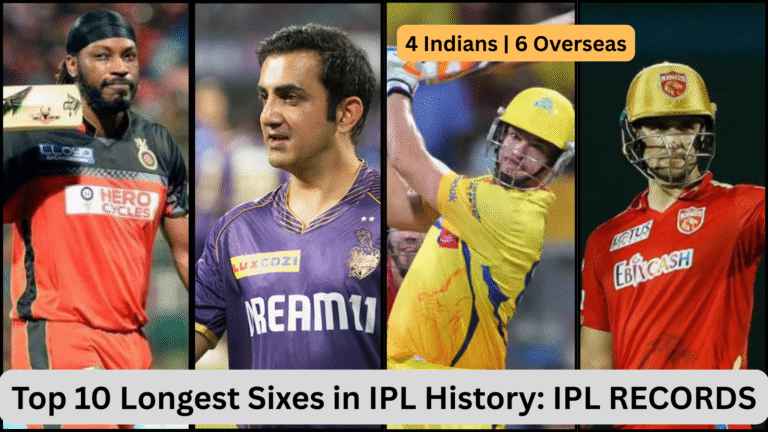 Longest Sixes in IPL History (Top 10): IPL RECORDS