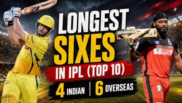 Longest Sixes in IPL History (Top 10): IPL RECORDS