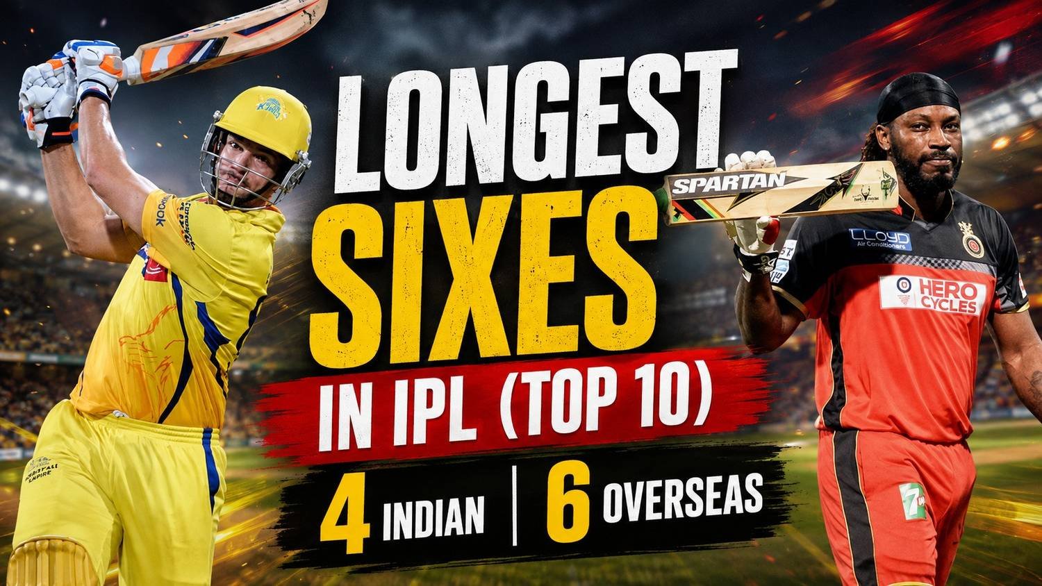 Longest Sixes in IPL