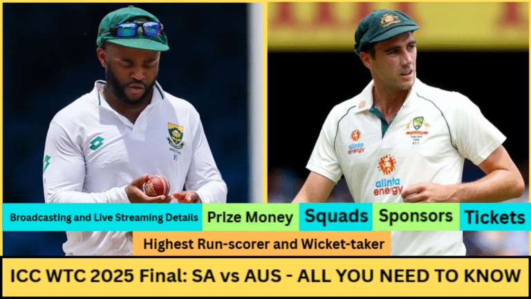 WTC 2025 Final: SA vs AUS – All You Need to Know