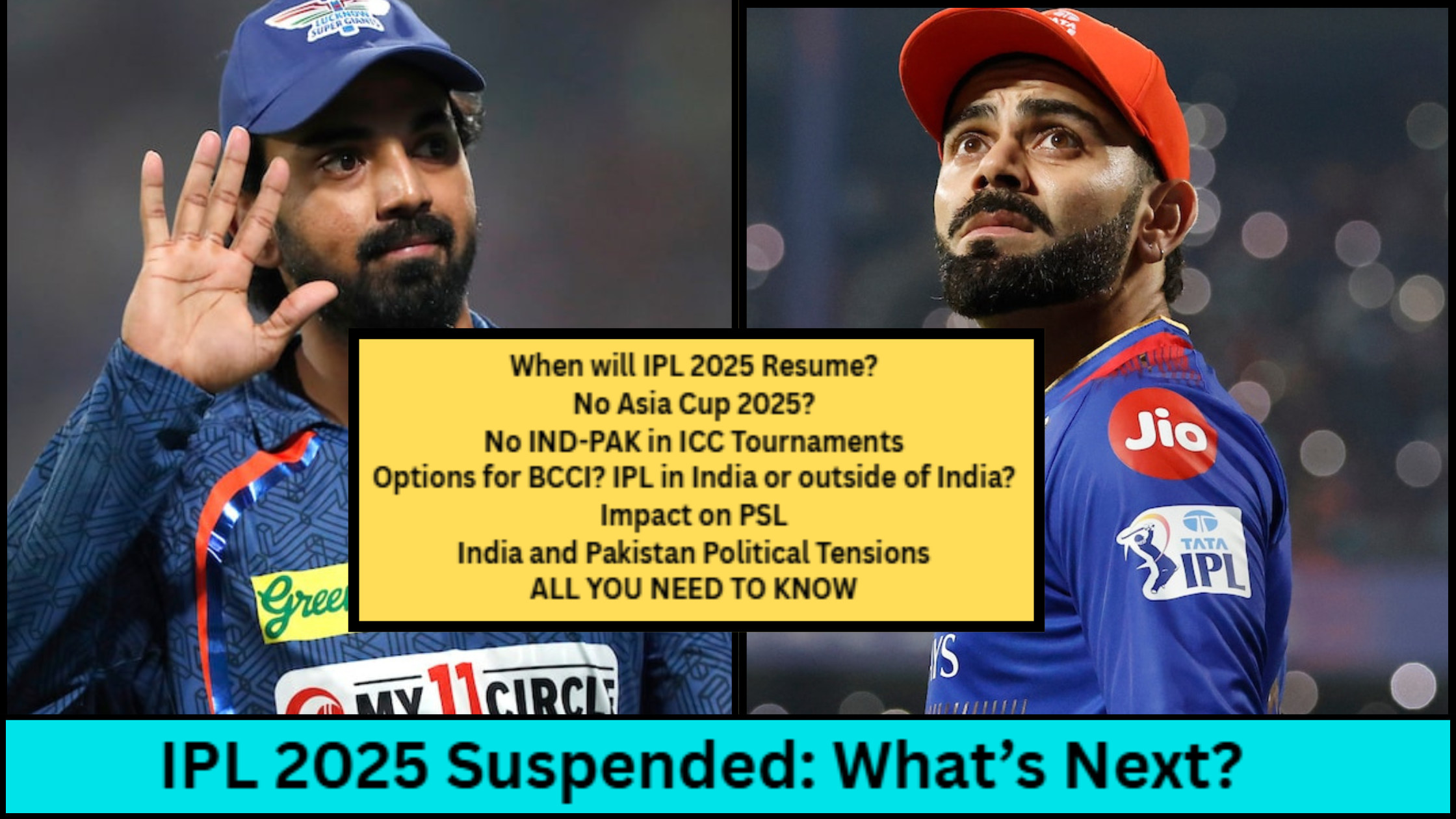 india and pakistan political tensions ipl 2025 suspended