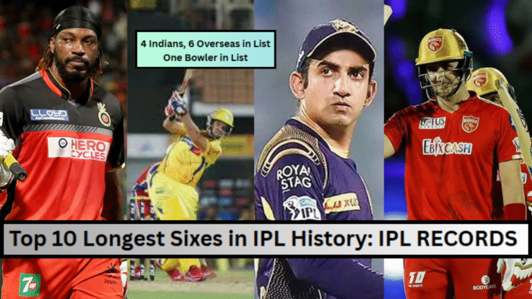 Longest Sixes in IPL History (Top 10): IPL RECORDS