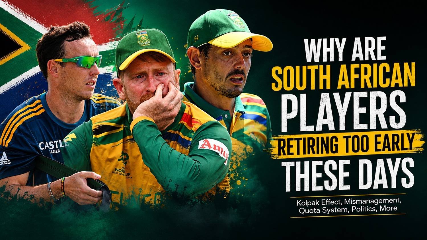 WHY ARE SOUTH AFRICAN CRICKET PLAYERS RETIRING SO EARLY THESE DAYS