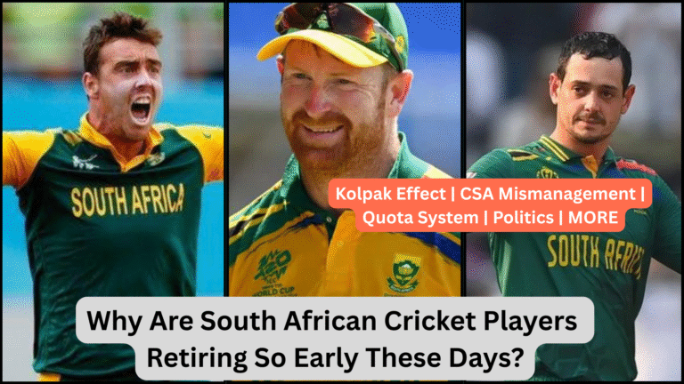 Why Are South African Cricket Players Retiring So Early?