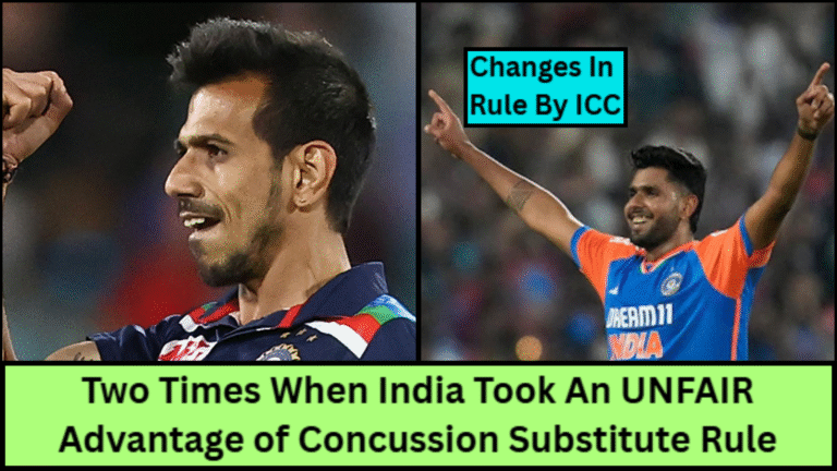 CONCUSSION SUBSTITUTE RULE: Was India Unfair?