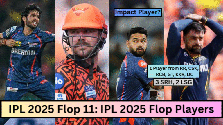 IPL 2025 Flop 11: IPL 2025 Flop Players XI