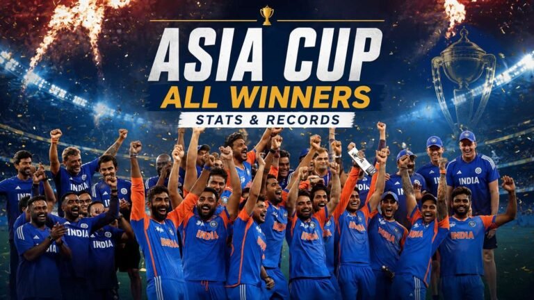 Asia Cup Winners and Records (Men’s)