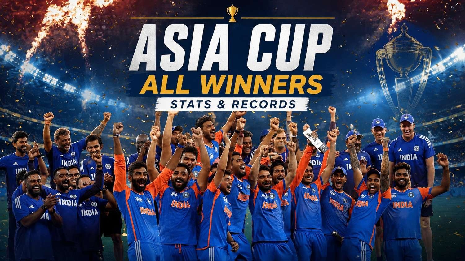 All Asia Cup winners