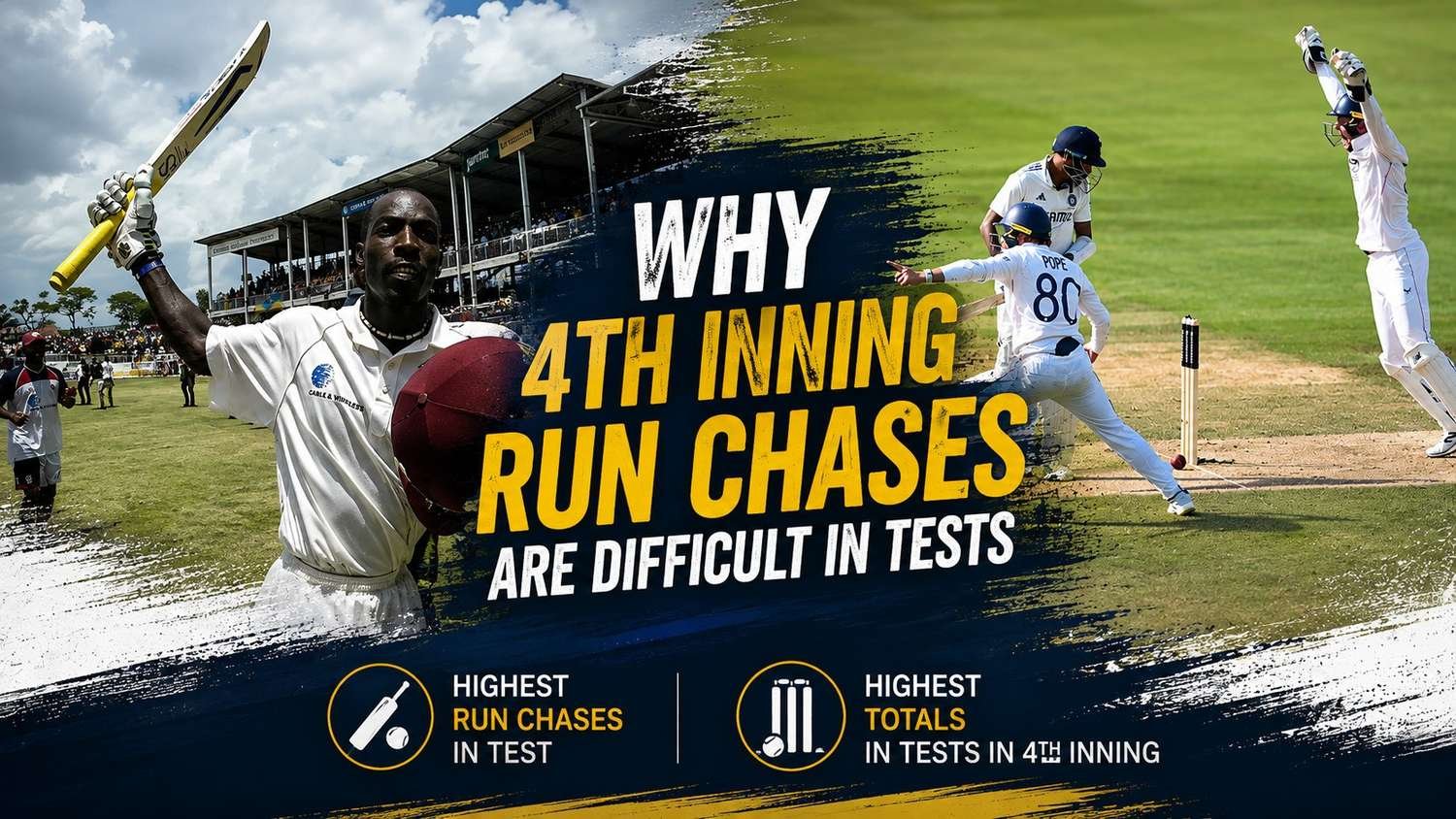 Highest run chase in test cricket