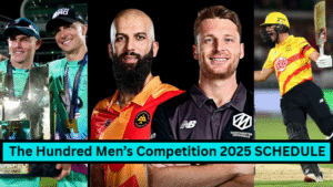 THE HUNDRED SCHEDULE 2025 MENS COMPETITION