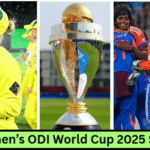 Women’s ODI World Cup Schedule 2025