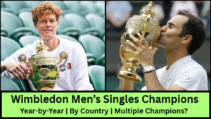 wimbledon men's singles champions