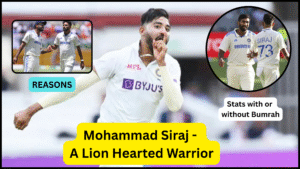 Mohammad Siraj without Jasprit Bumrah: A Lion Hearted Warrior