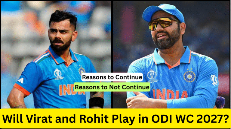 Will Virat Kohli and Rohit Sharma Play in ODI WC 2027?