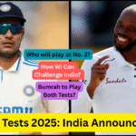 India Squad for WI Test Series 2025: Who Will Play at No. 3? Bumrah to Play Both Tests?