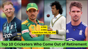 List of Cricketers Coming Out of Retirement (Top 10)