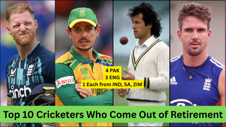 List of Cricketers Coming Out of Retirement (Top 10)