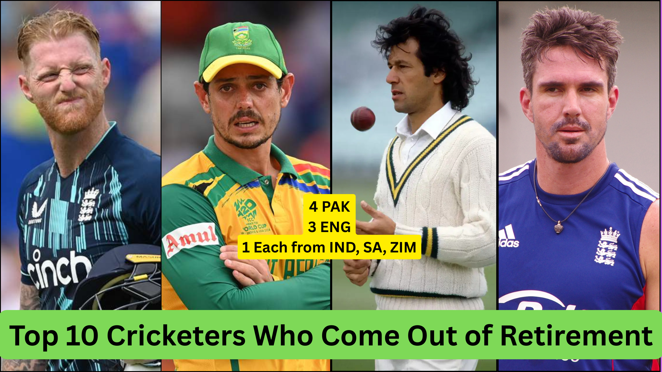 Top 10 Cricketers Coming Out of Retirement
