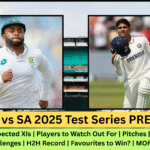 IND vs SA 2025 Test Series Preview