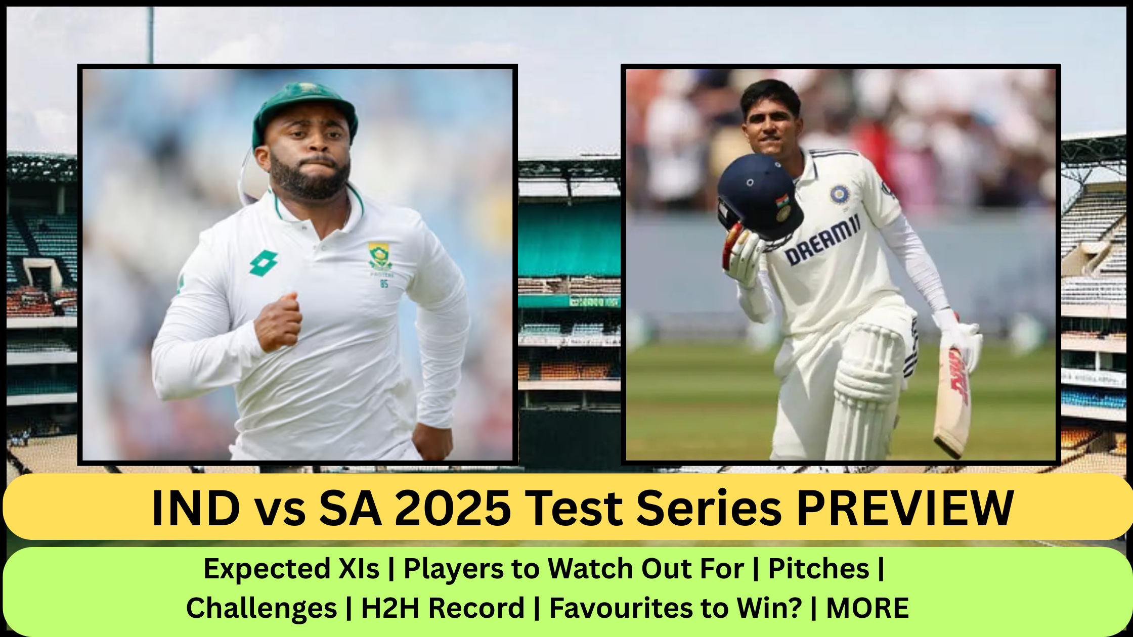 IND vs SA 2025 Test Series Preview