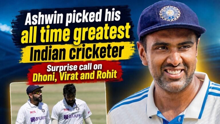 Ashwin picks India’s greatest-ever cricketer; makes surprise calls on Rohit, Virat, Dhoni