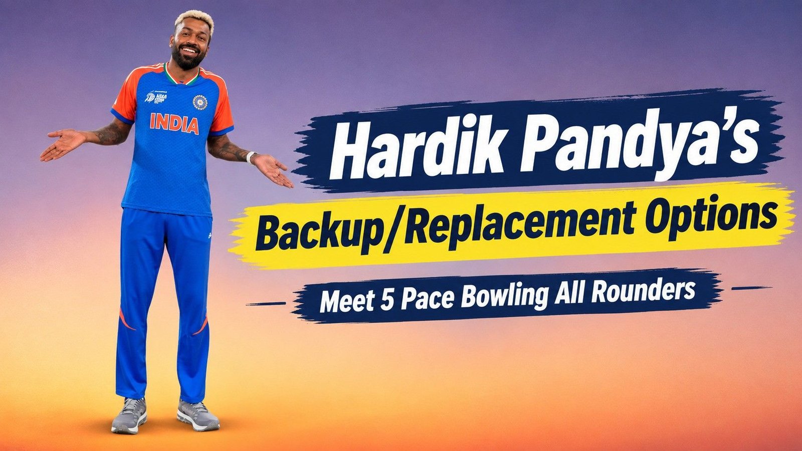 Hardik Pandya replacement