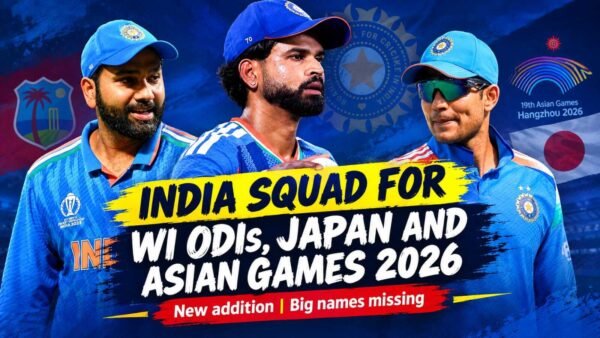 India Squad for WI, Japan and Asian Games: Rohit Sharma Returns as Few Big Names Missing