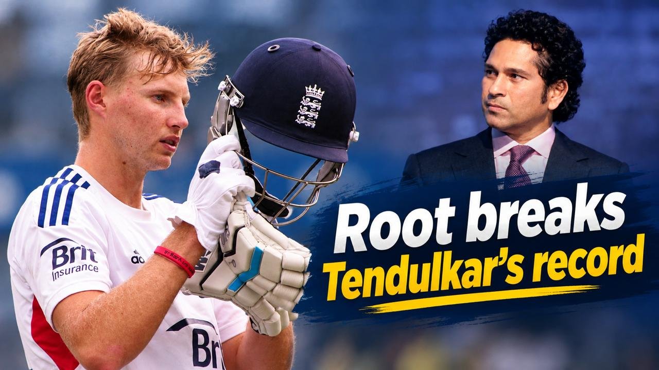 Joe Root break Sachin Tendulkar record
