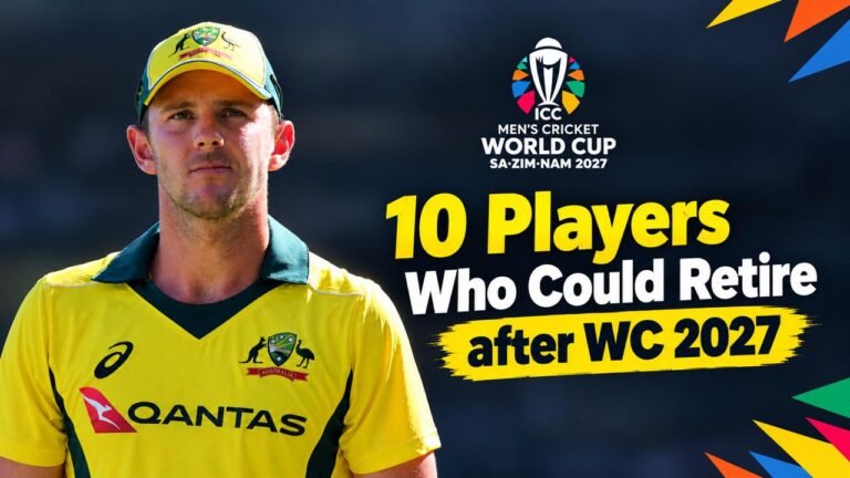 10 Players Who Could Retire After the ICC World Cup 2027