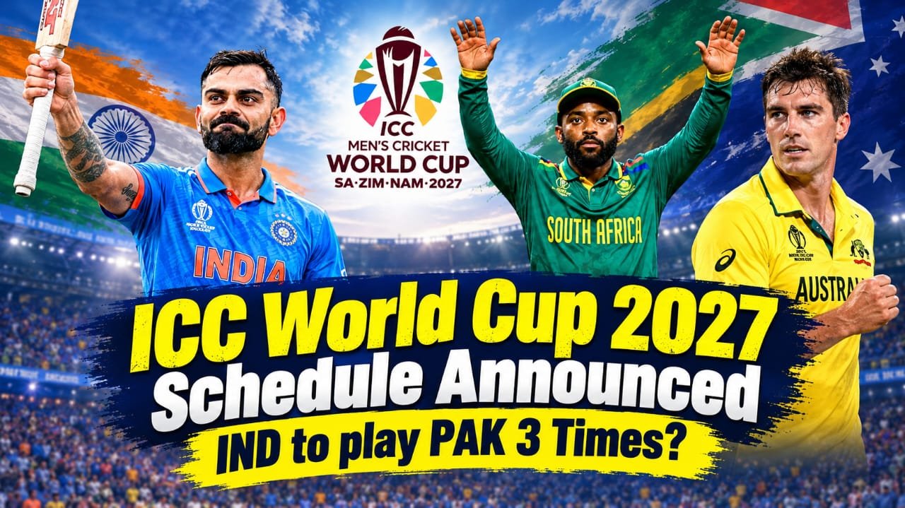 ICC ODI World Cup 2027 Schedule Announced