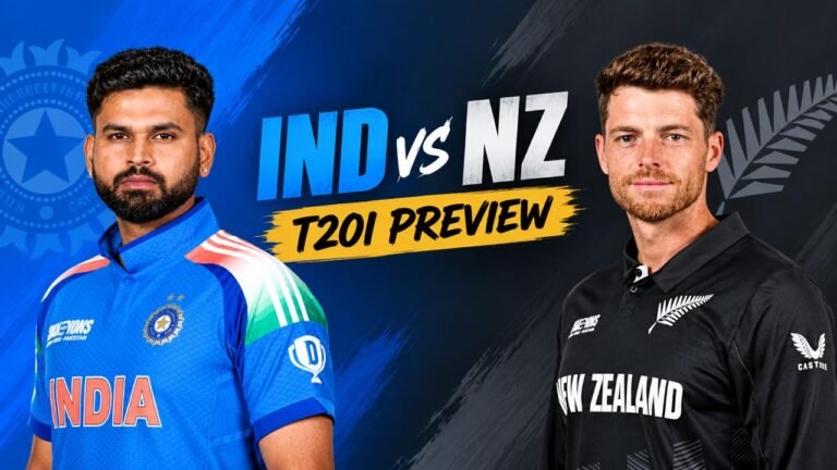 India vs New Zealand T20 Series Preview: Shreyas Iyer’s Captaincy Test, Bhuvneshwar’s Return and Sooryavanshi’s Chance