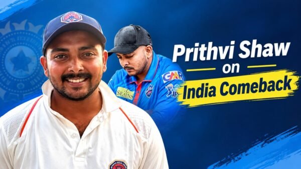 “It Is Me Versus Me”: Prithvi Shaw Breaks Silence on India Comeback After Years of Setbacks