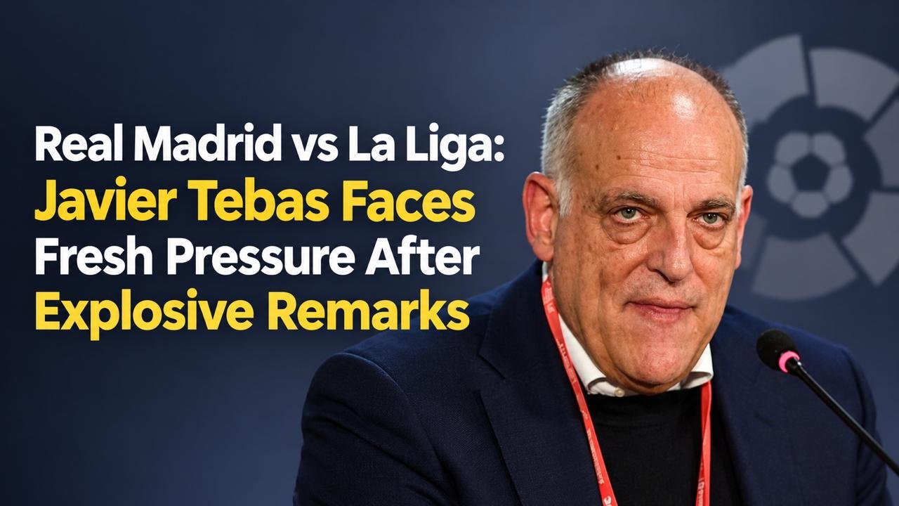 Real Madrid vs La Liga Javier Tebas