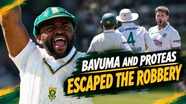 South Africa Were Almost Robbed by Their Friend….Again, But Temba Bavuma and Co. Had Other Plans