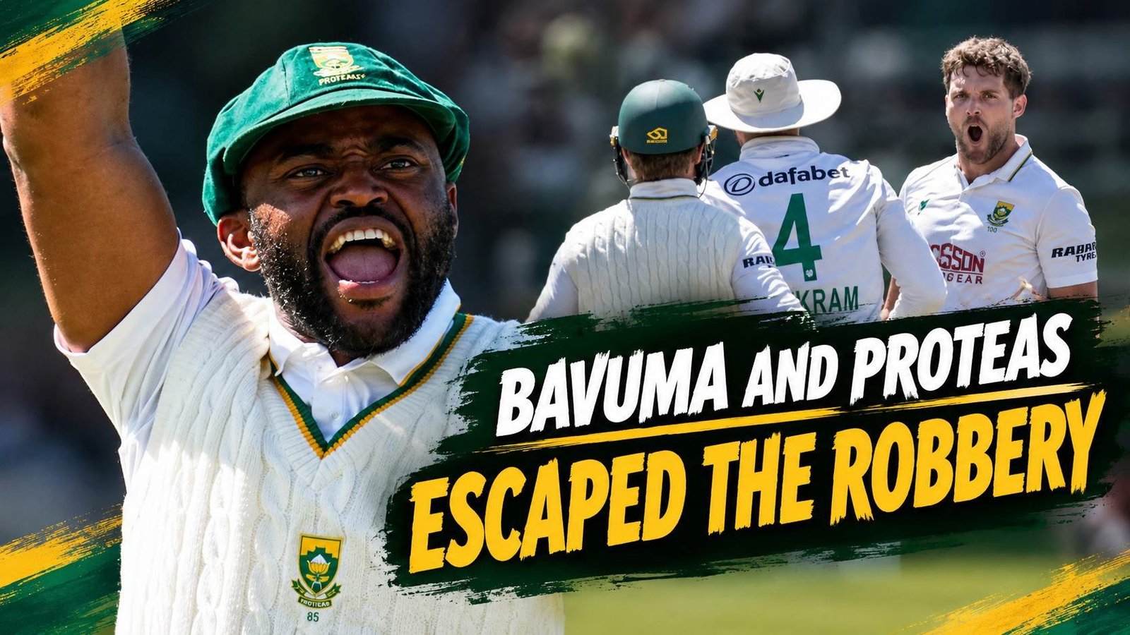 Temba Bavuma and Proteas Escape Robbery